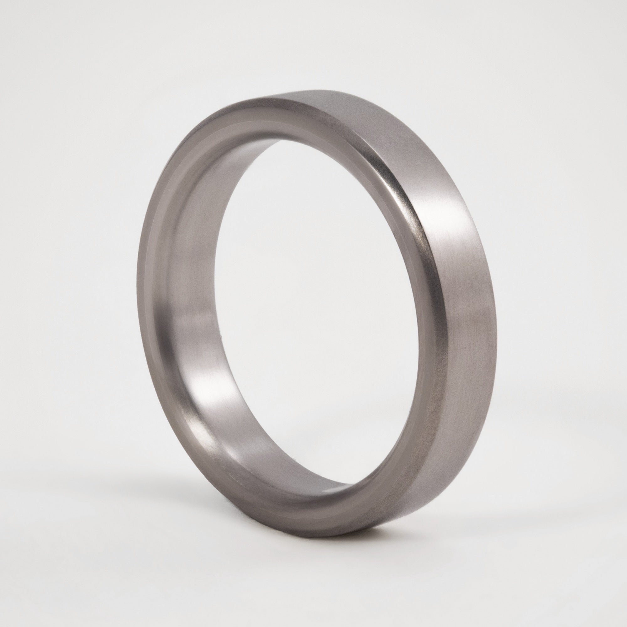 Anillo cinta titanio mate