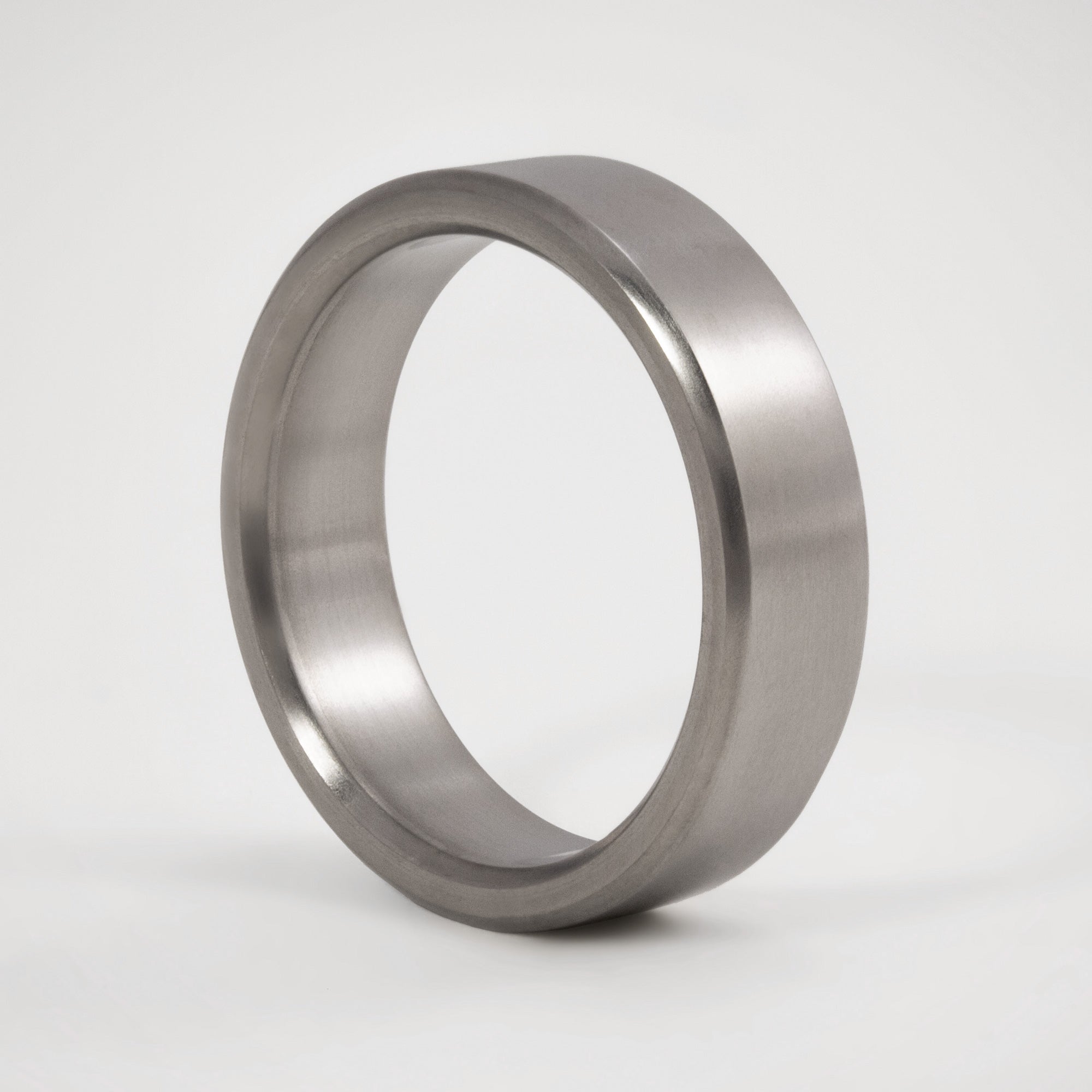 Anillo cinta titanio mate