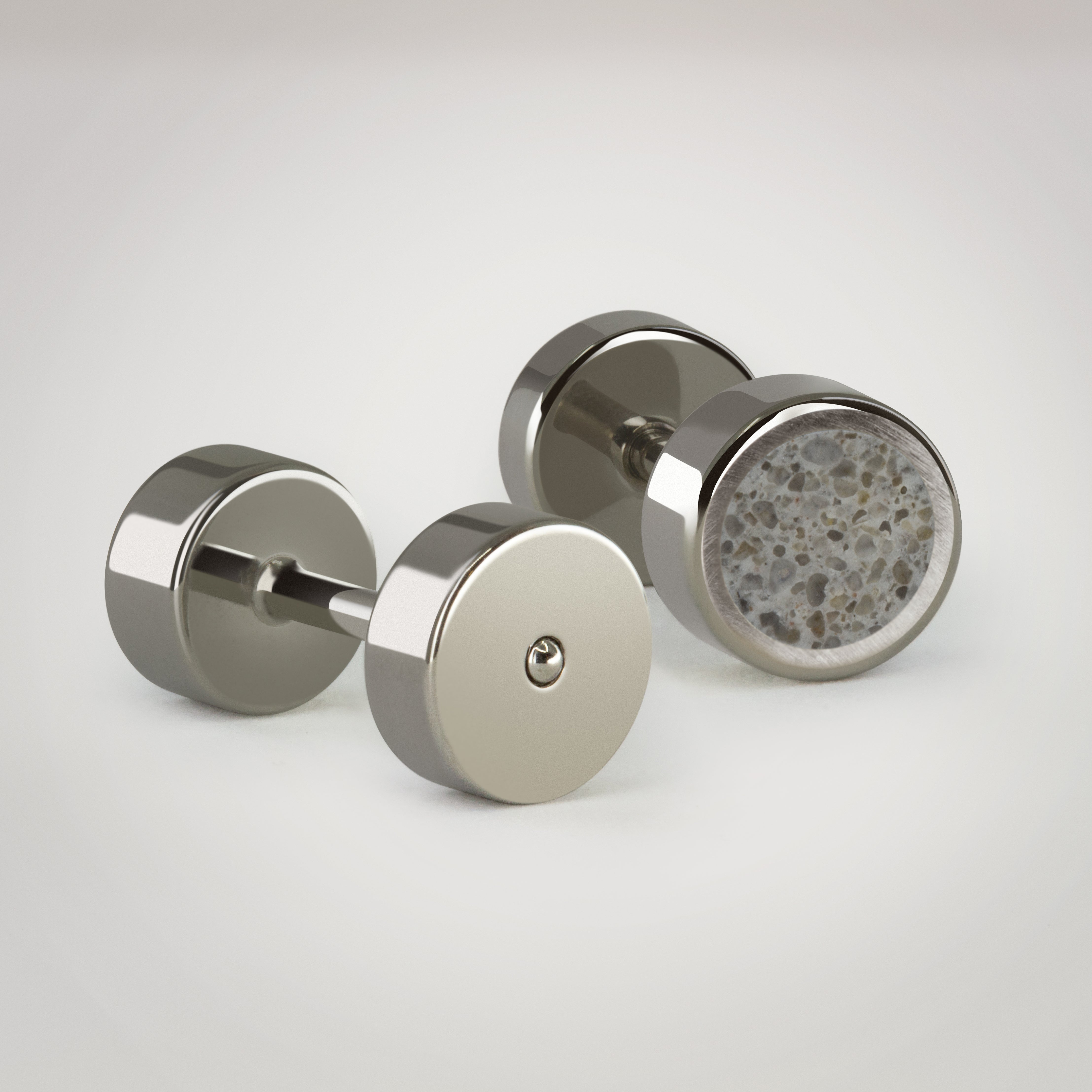 Aros de titanio hipoalergénico - Concreto S