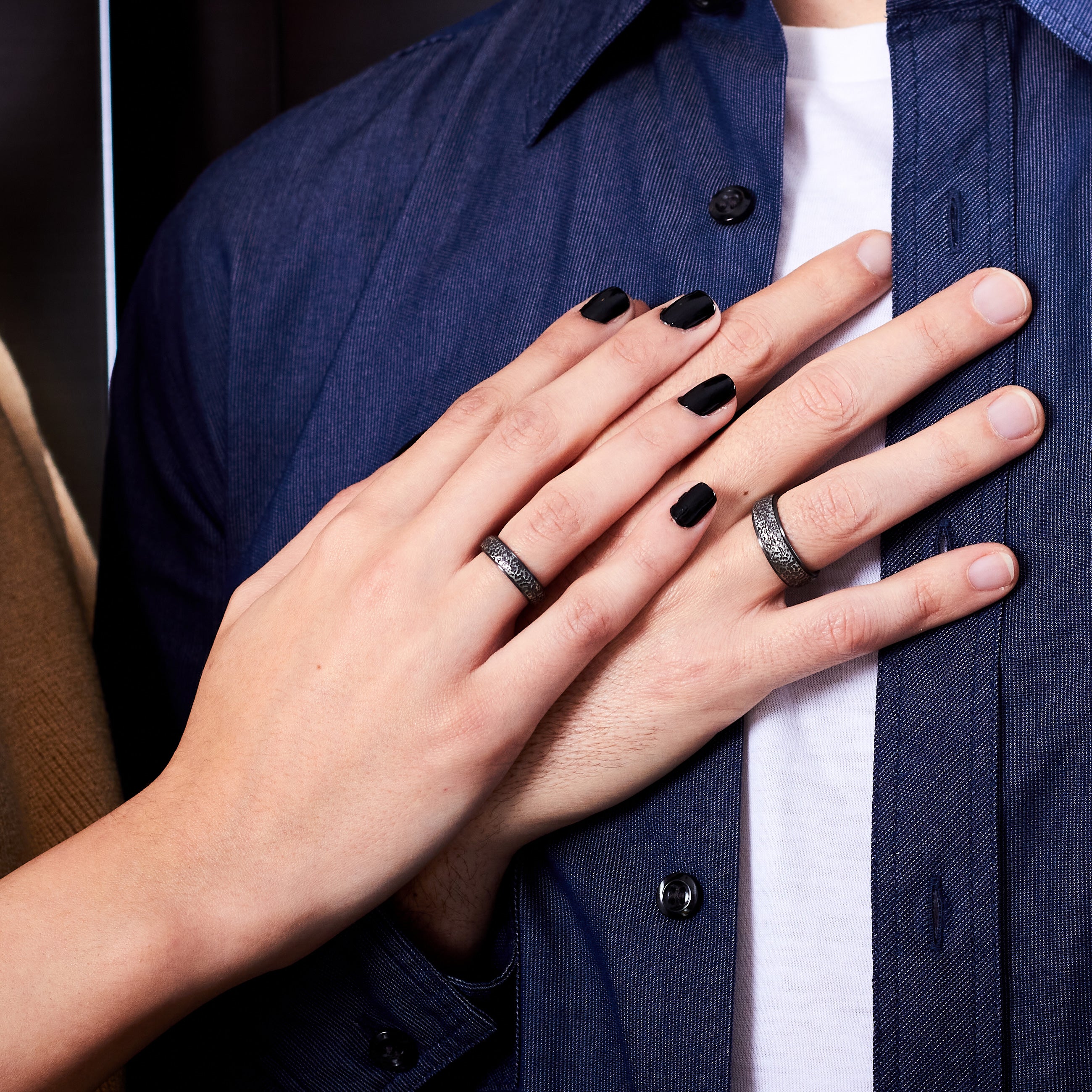 Anillo lunar zirconio