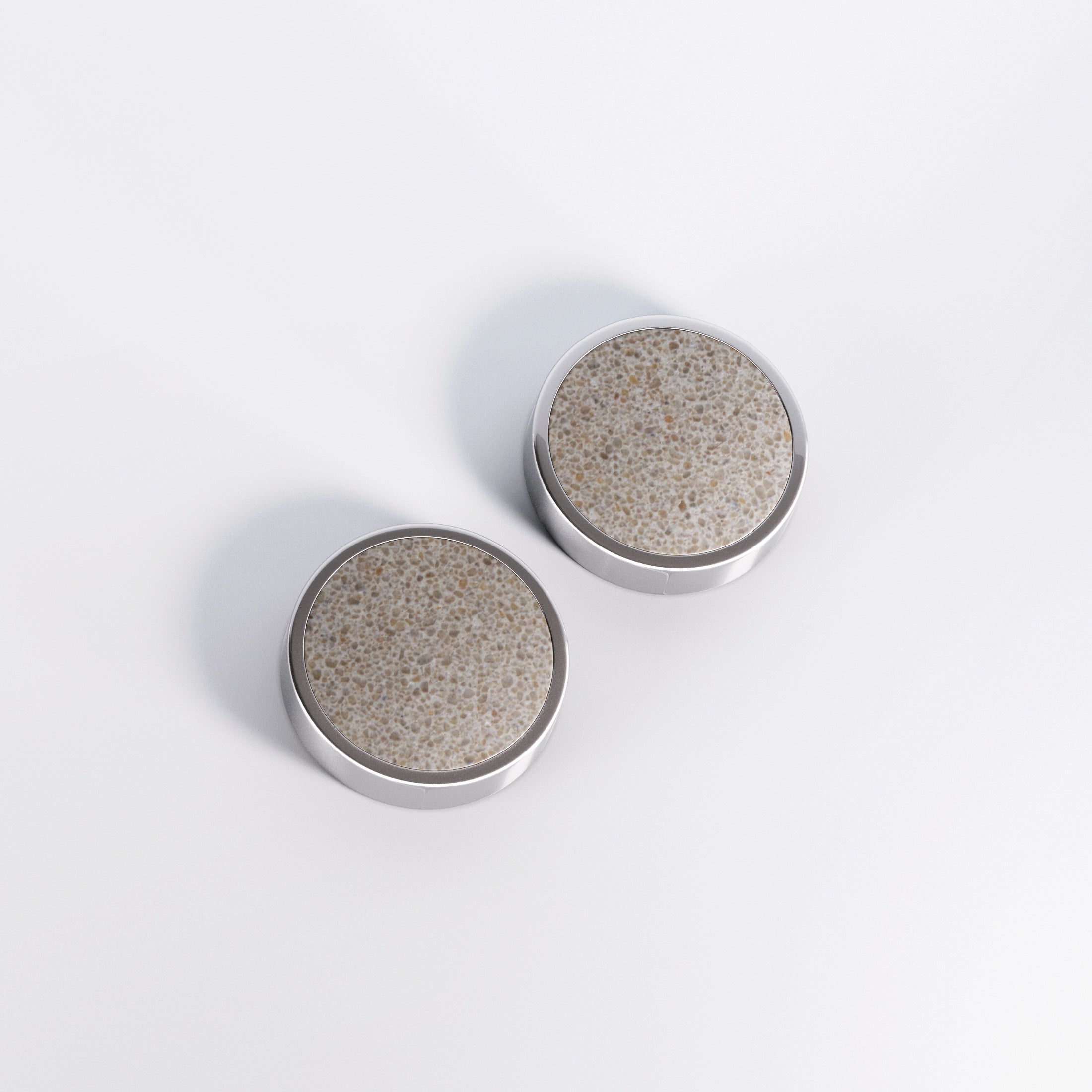 Aros de titanio hipoalergénico - Concreto L