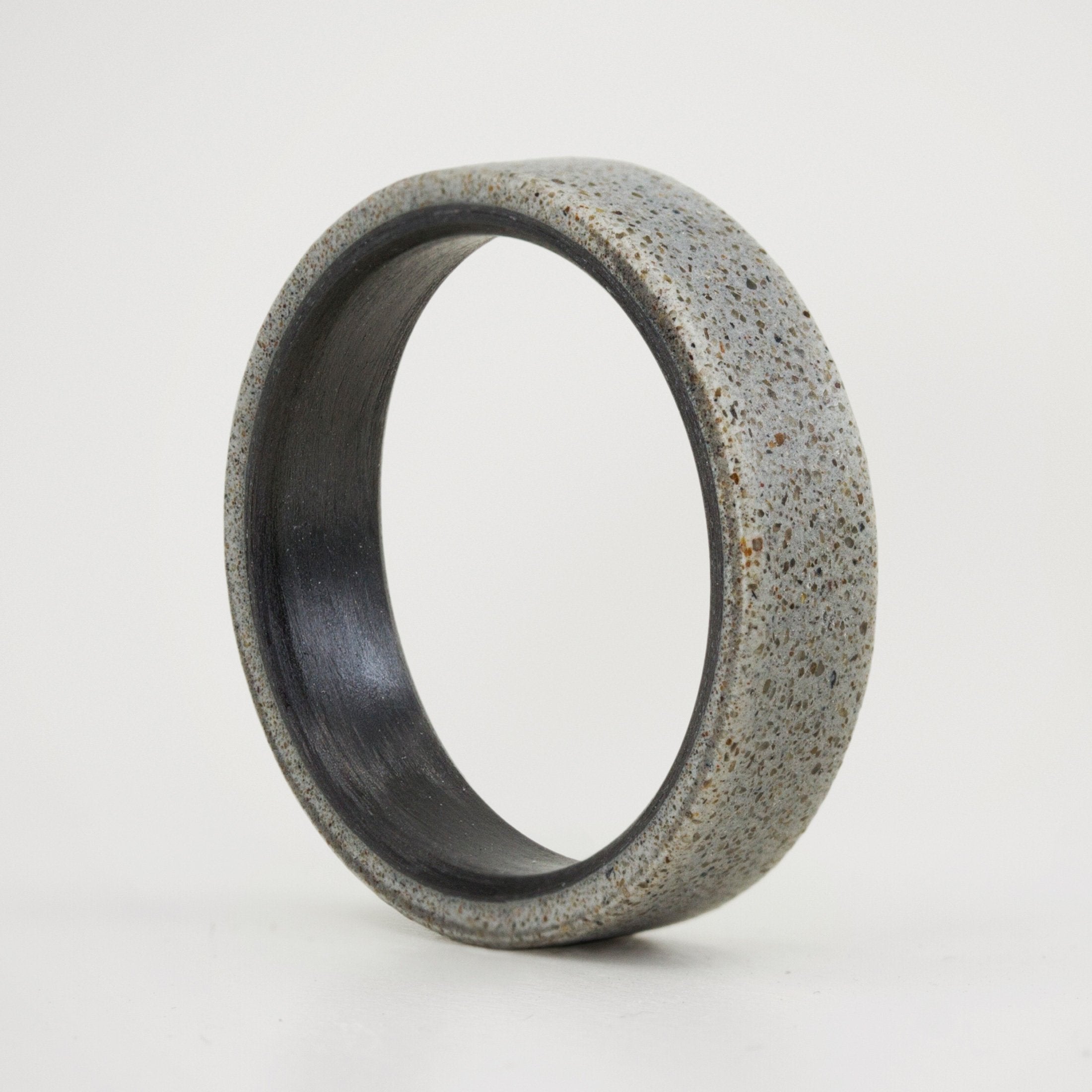 Anillo de concreto gris y carbon - 📣 SALE