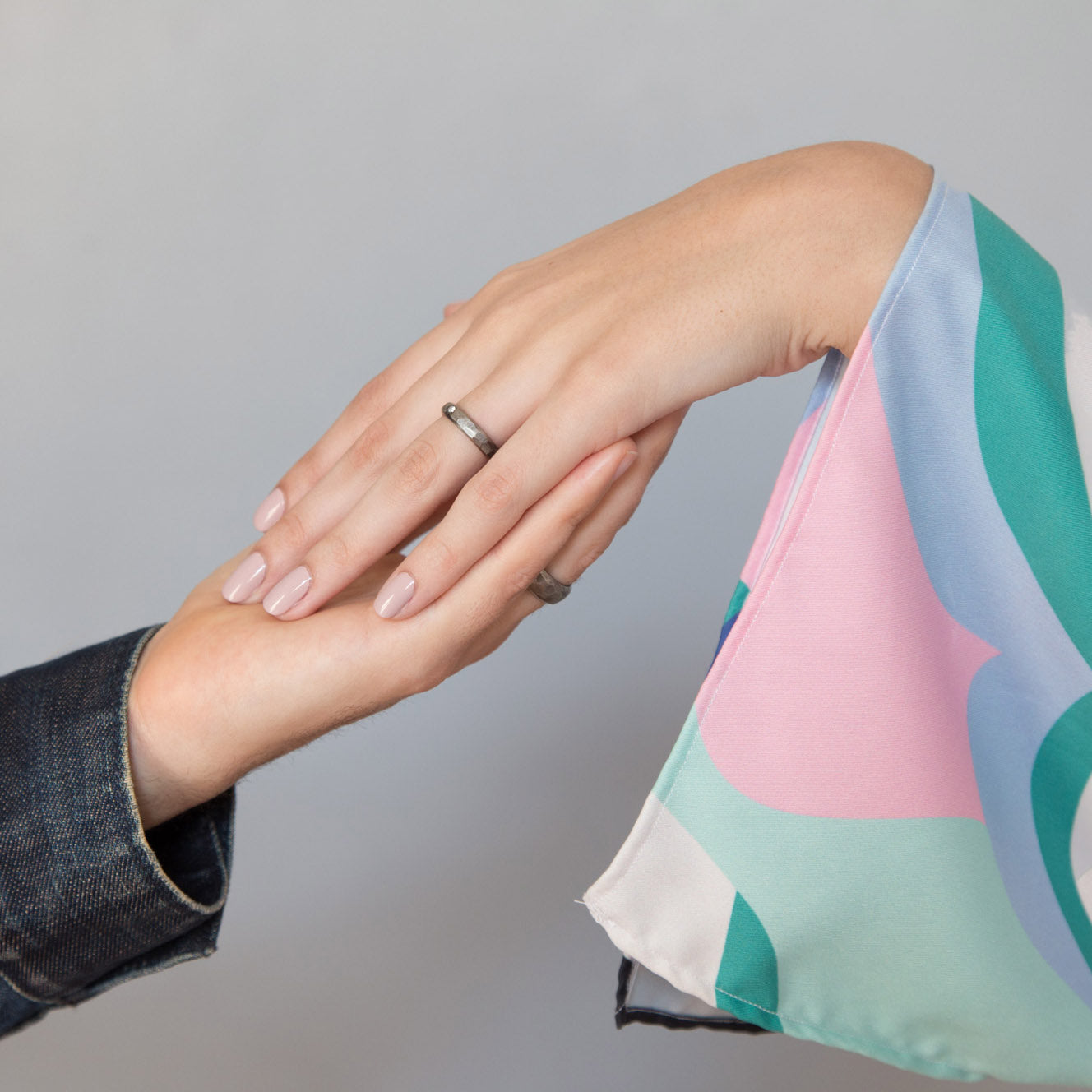 Set alianzas titanio martillado y lapacho