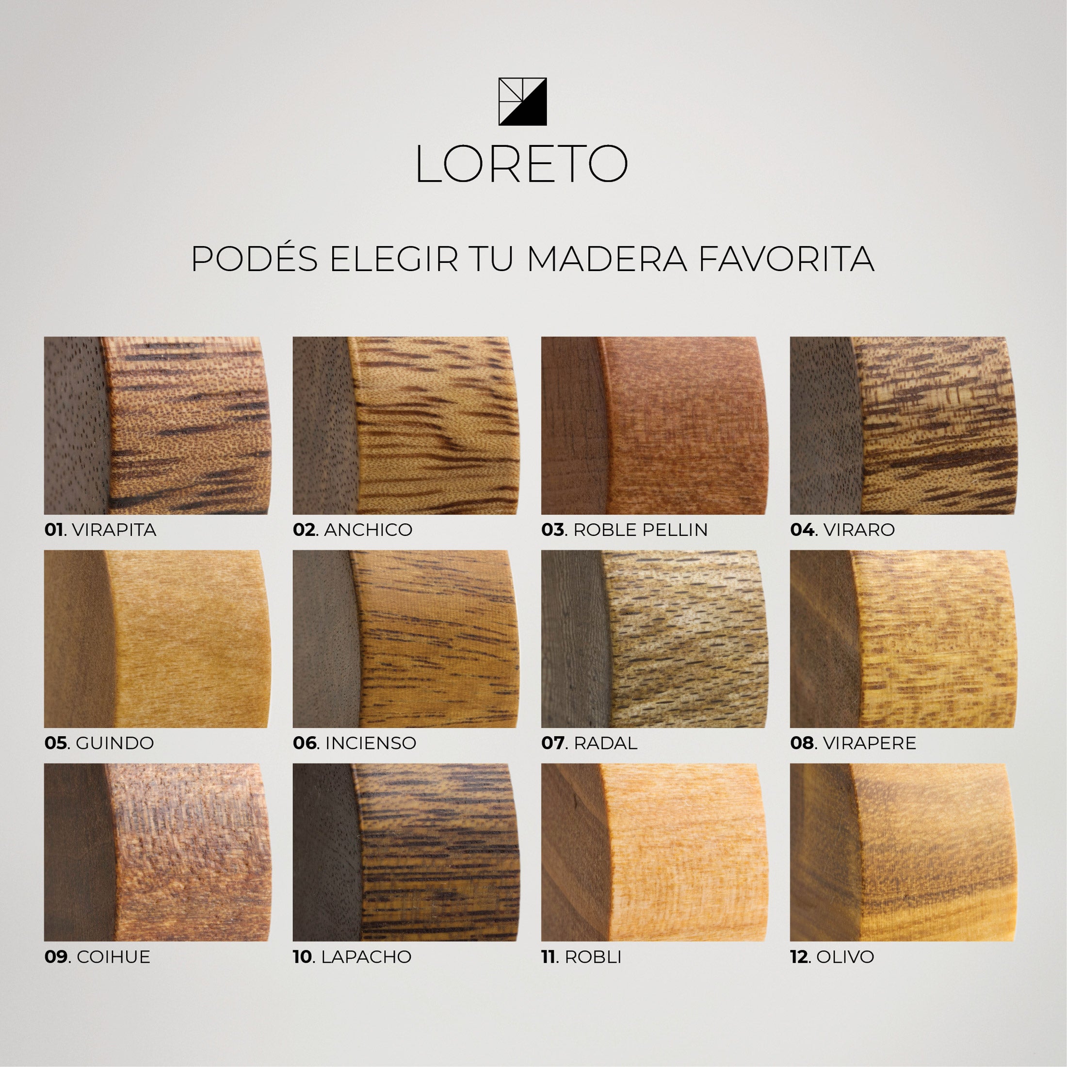 Set alianzas bajorrelieve concreto y madera