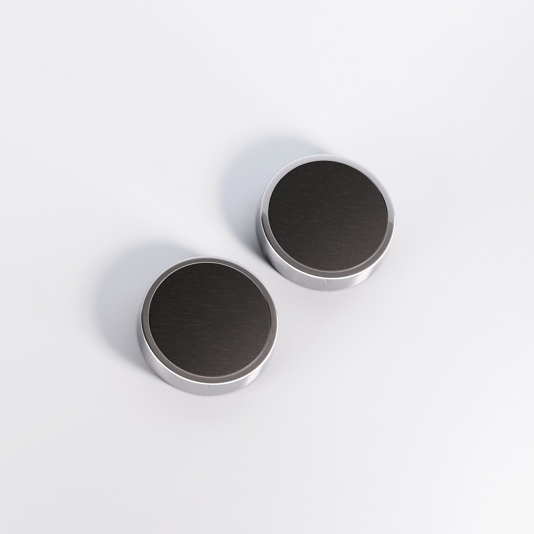 Aros de titanio hipoalergénico - Grafito L