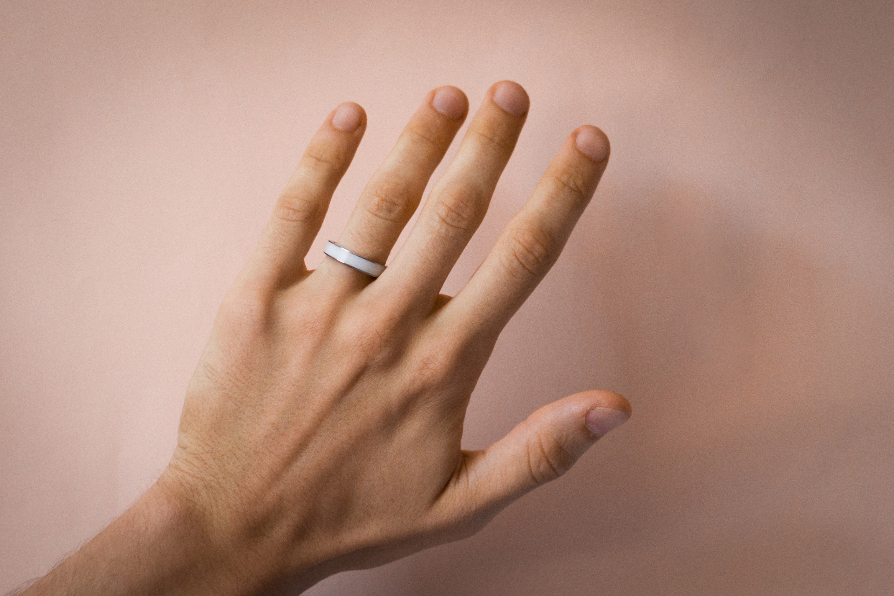 Anillo marmol de carrara classic