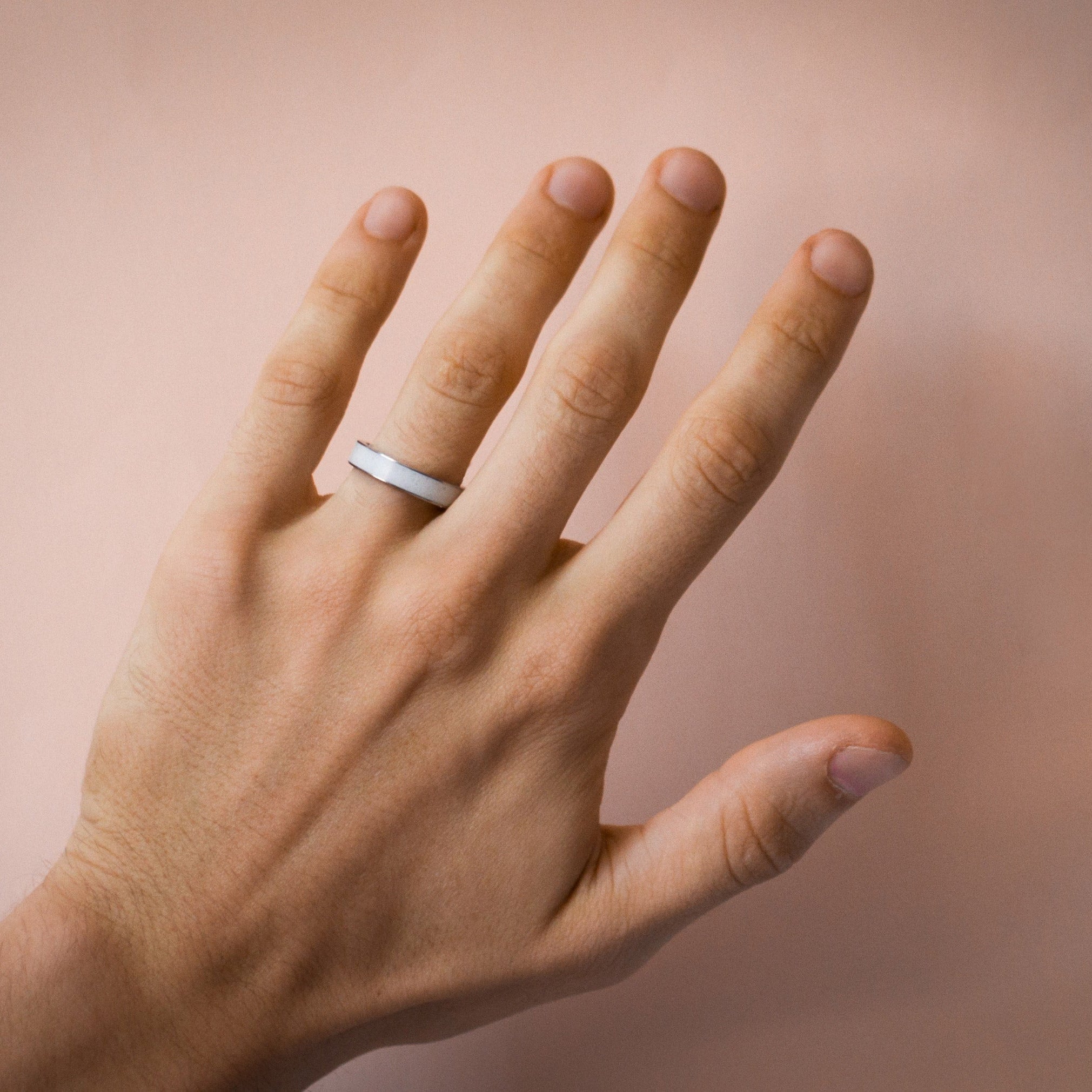 Anillo marmol de carrara classic