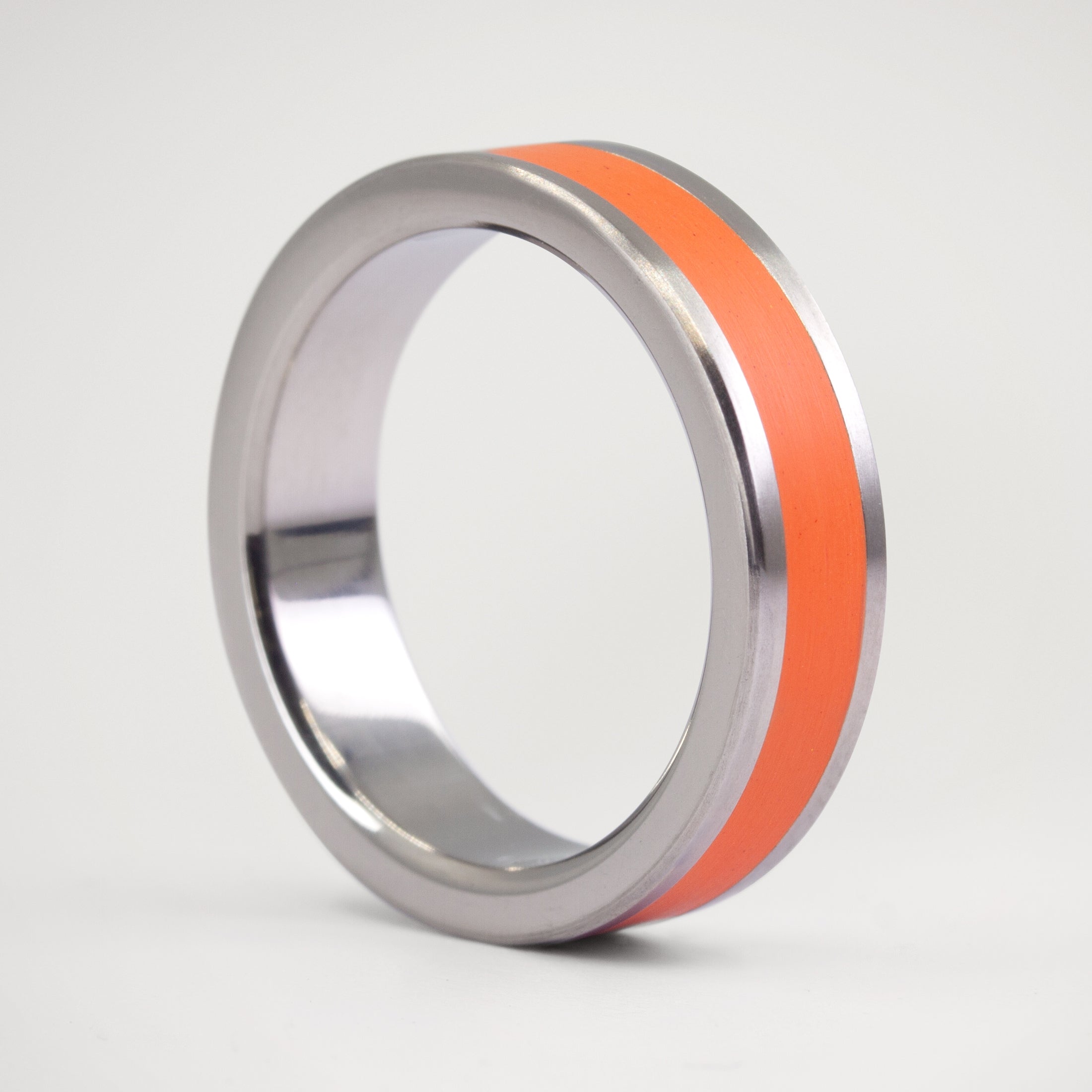 Anillo parallels naranja