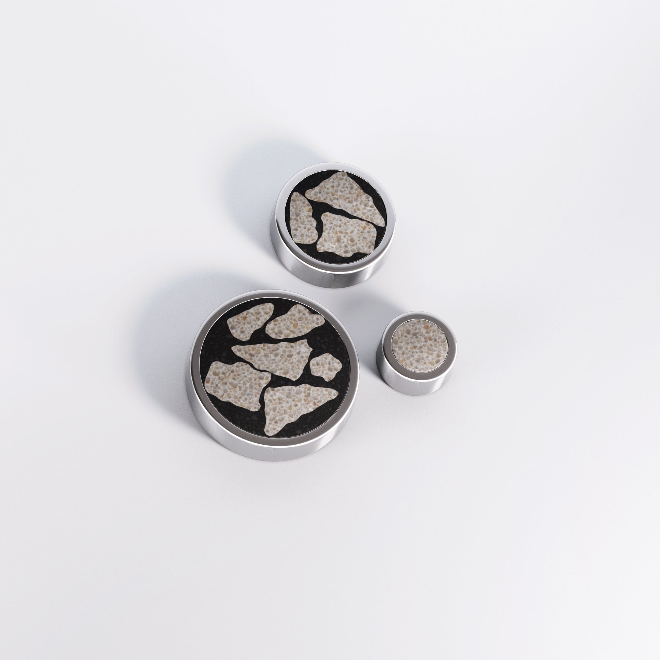 SET AROS TERRAZZO GRIS