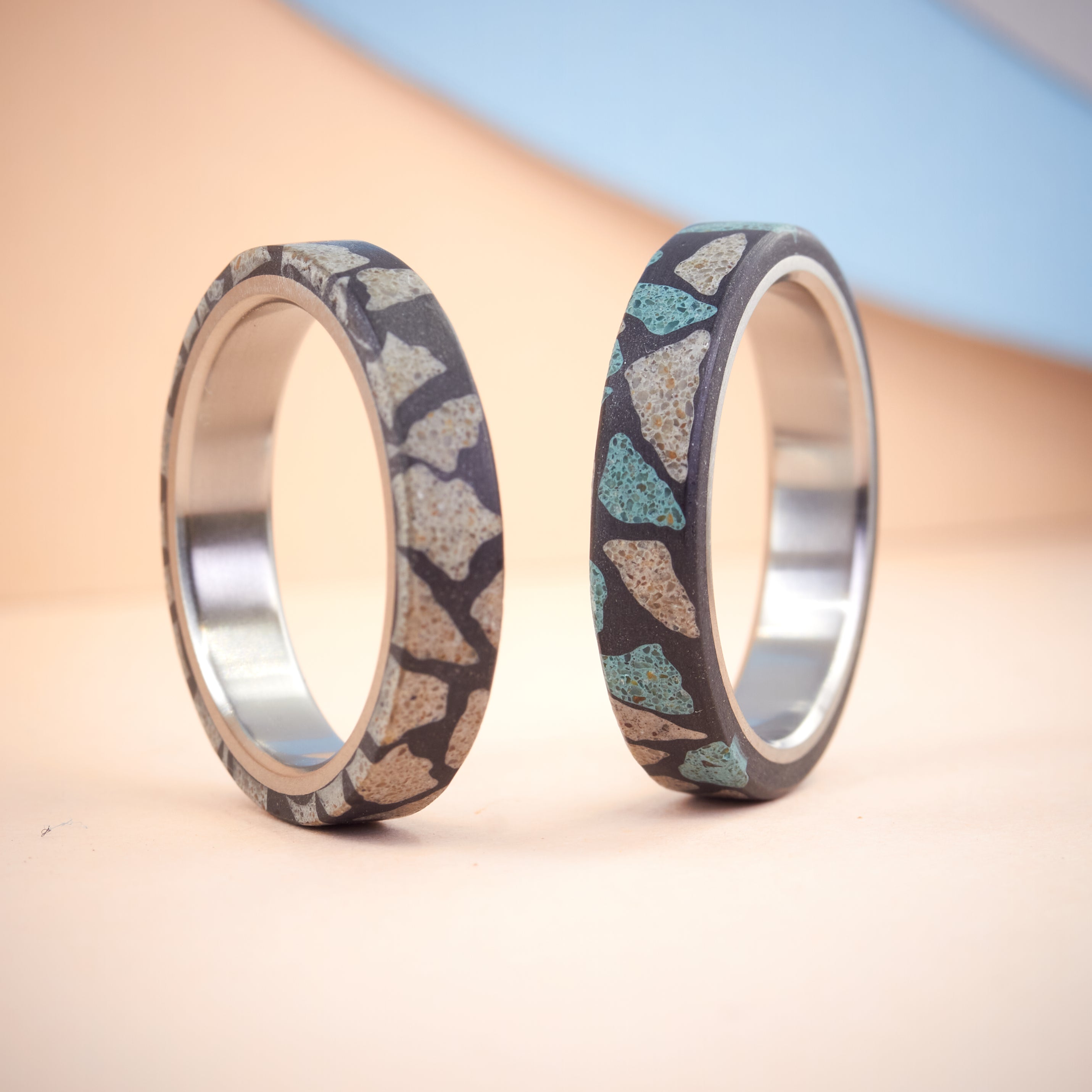 anillos terrazzo