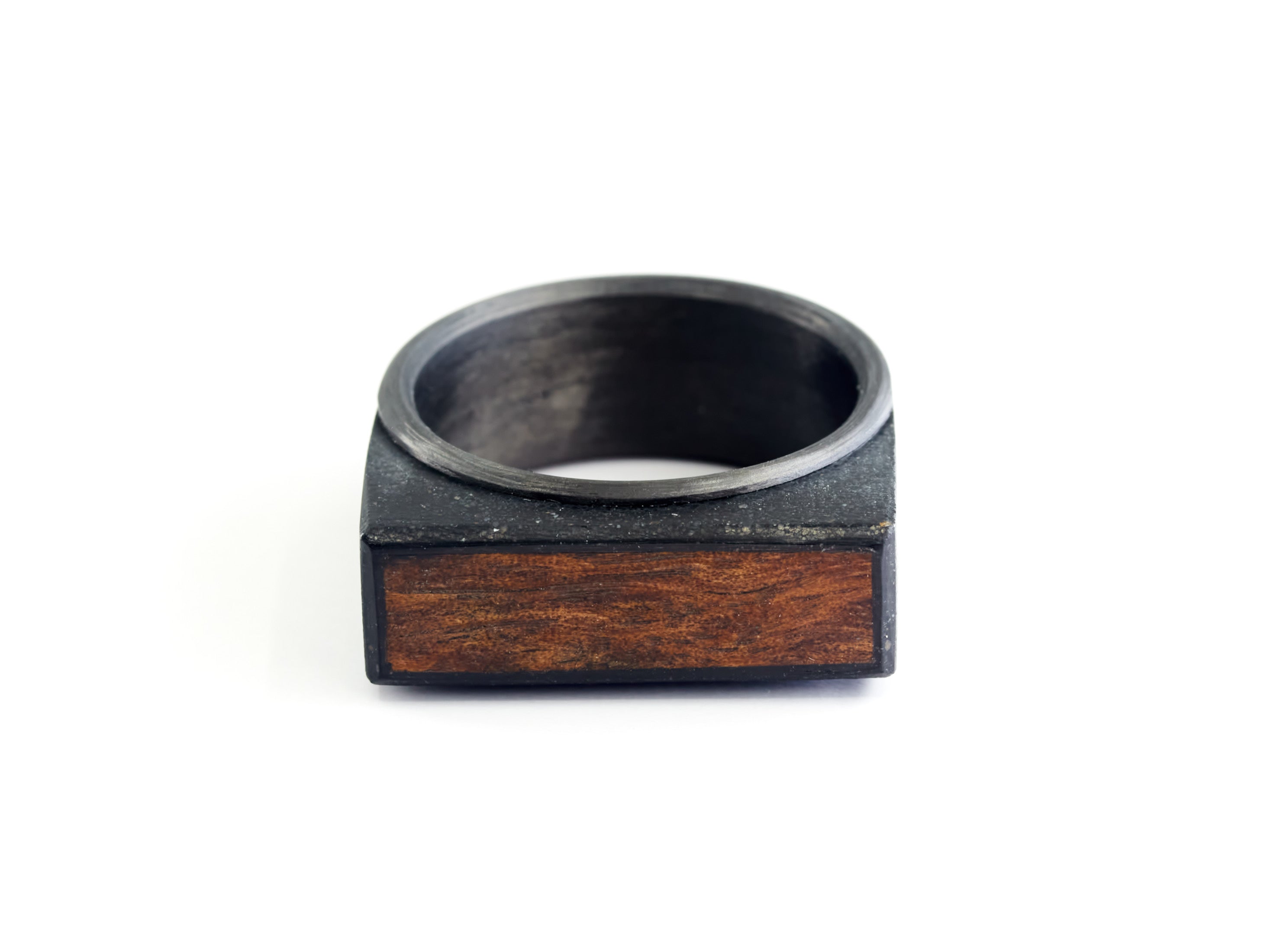 ANILLO MIES EUCALIPTO CARBONO