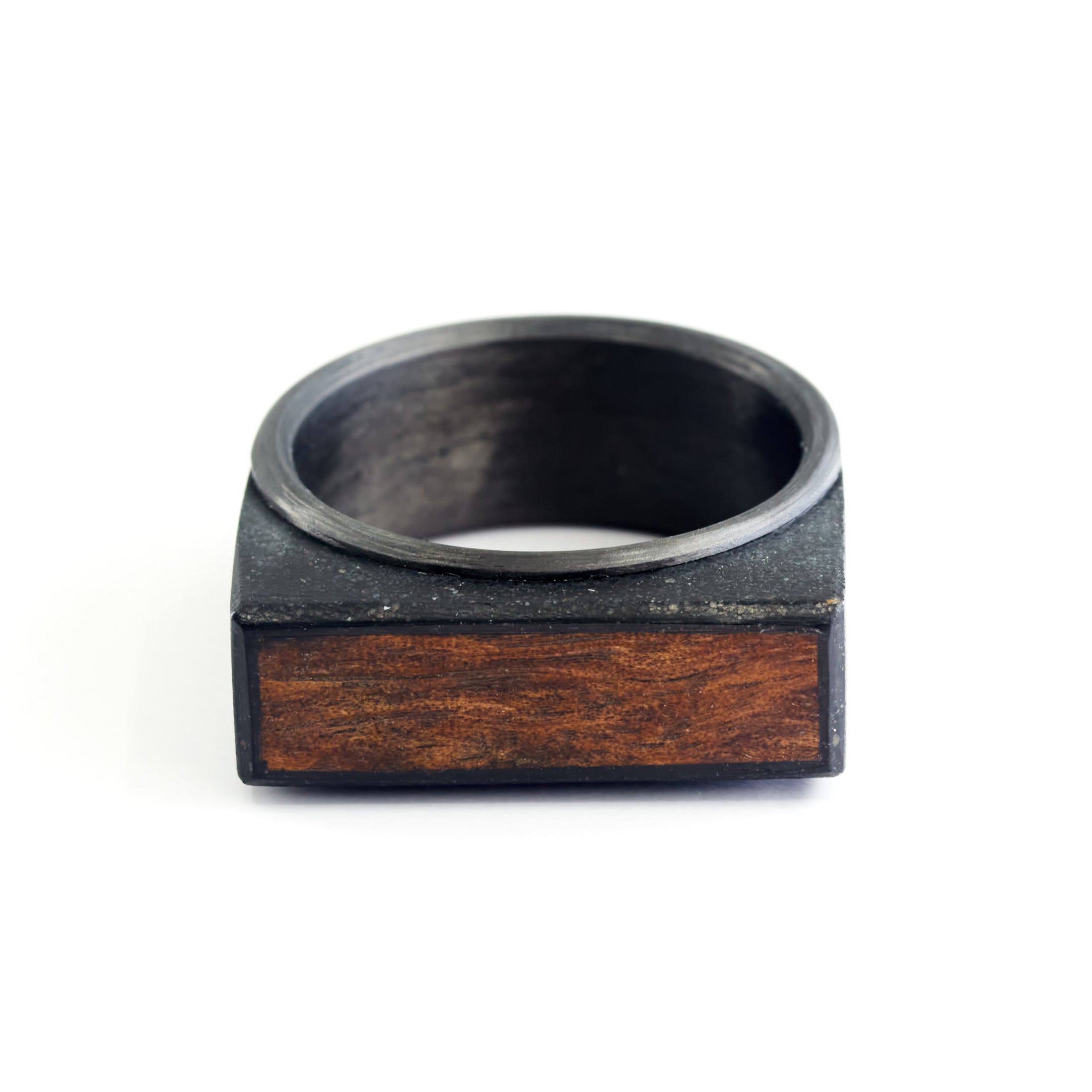 ANILLO MIES EUCALIPTO CARBONO