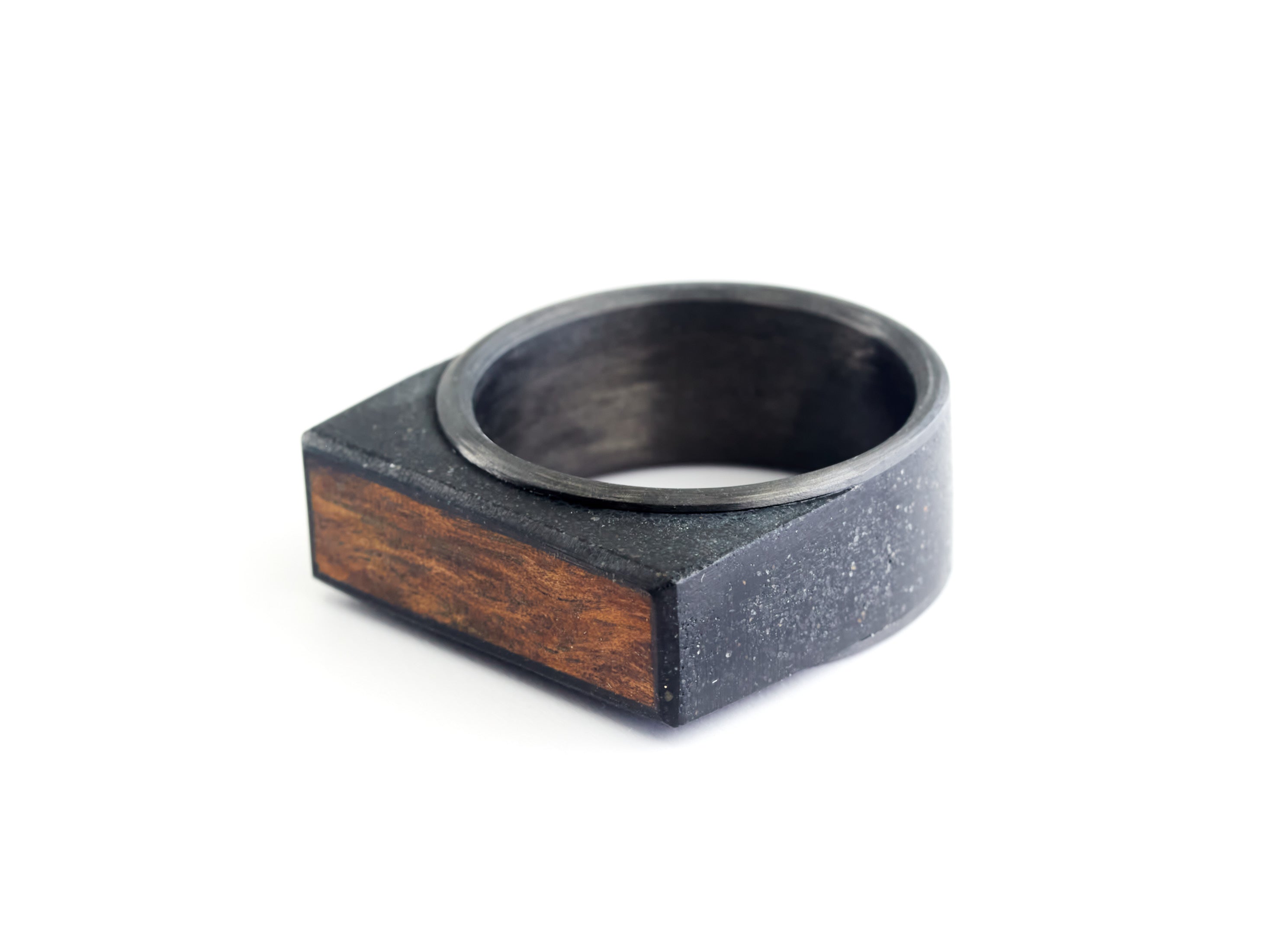 ANILLO MIES EUCALIPTO CARBONO