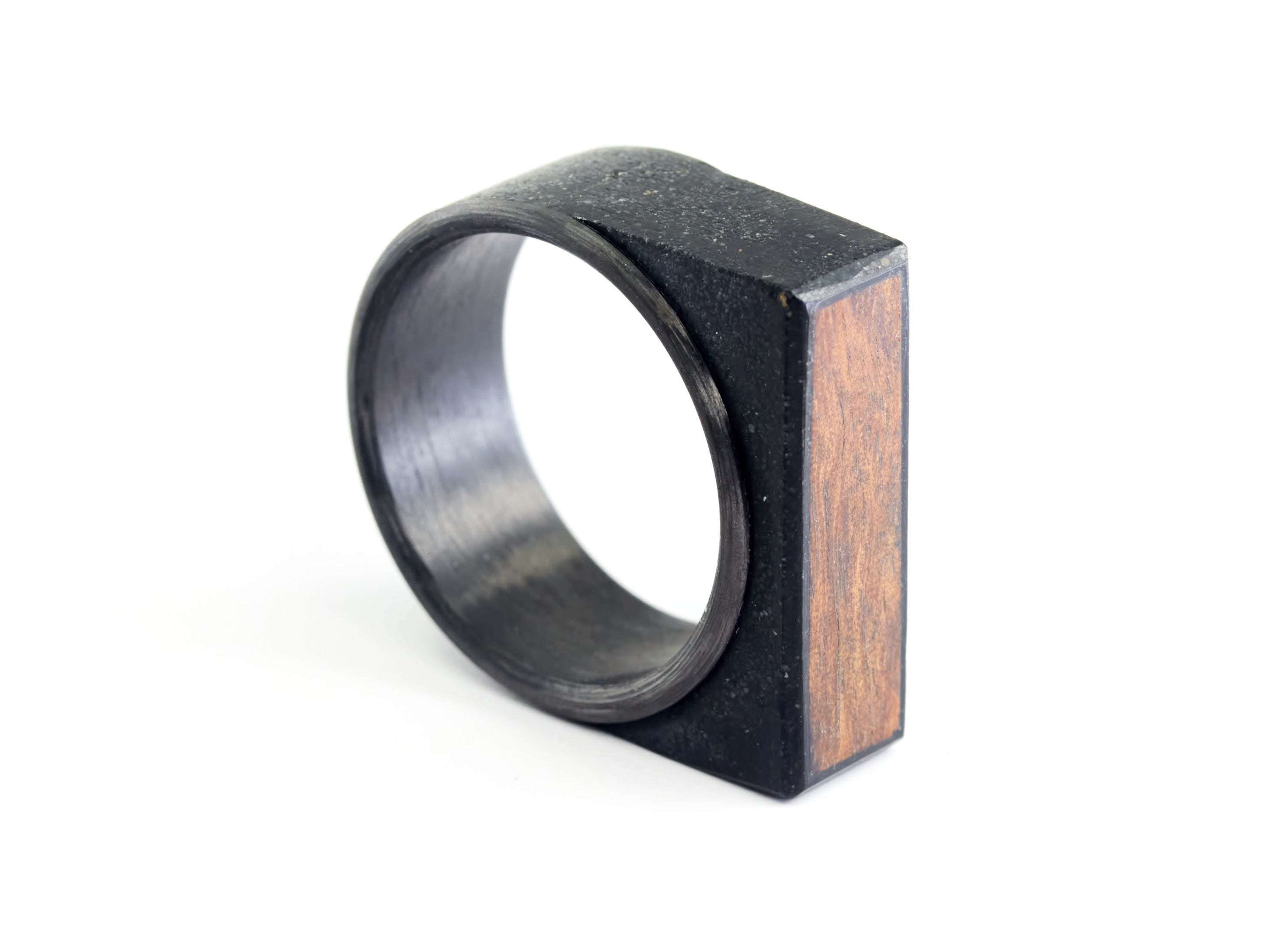 ANILLO MIES EUCALIPTO CARBONO