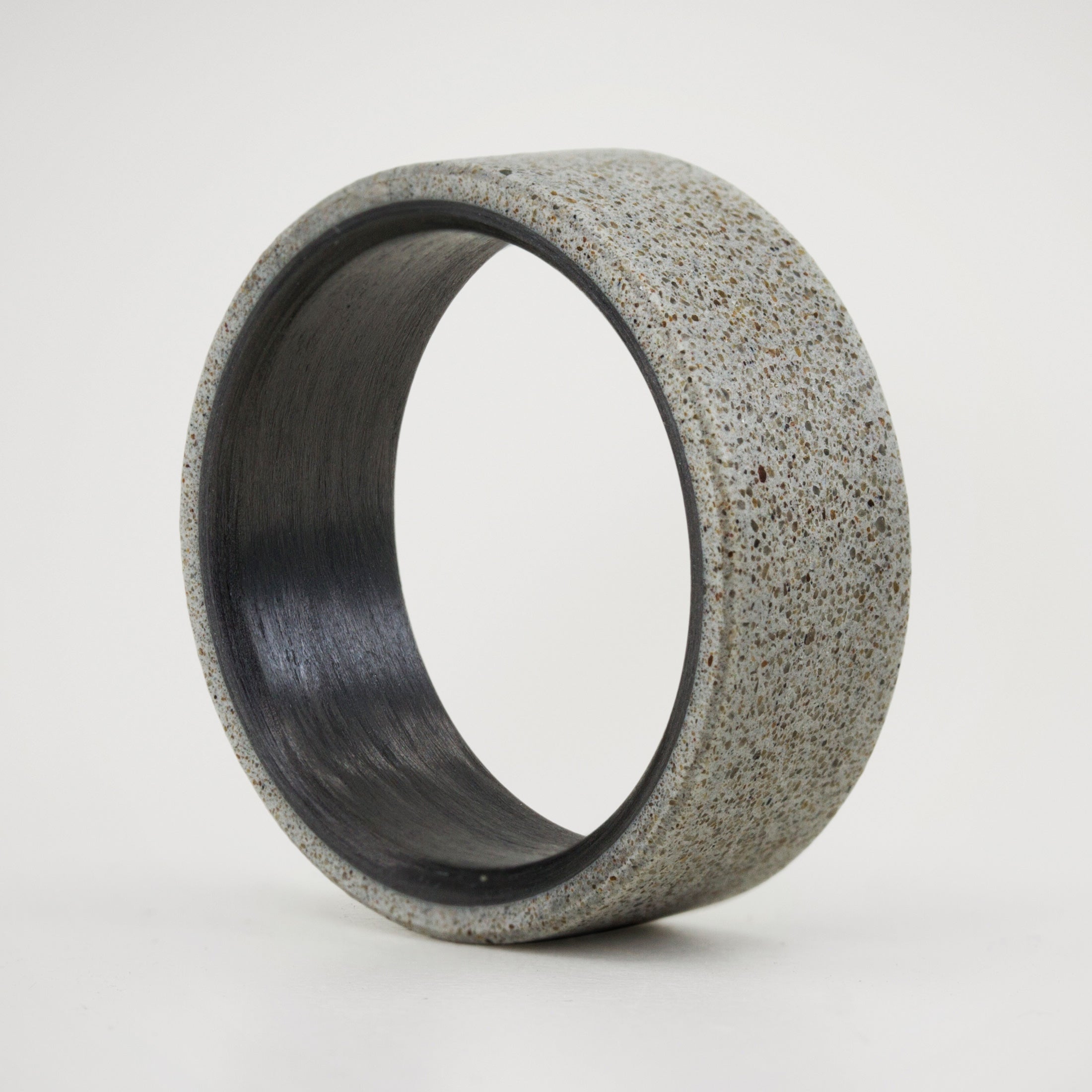 Anillo de concreto gris y carbon - 📣 SALE