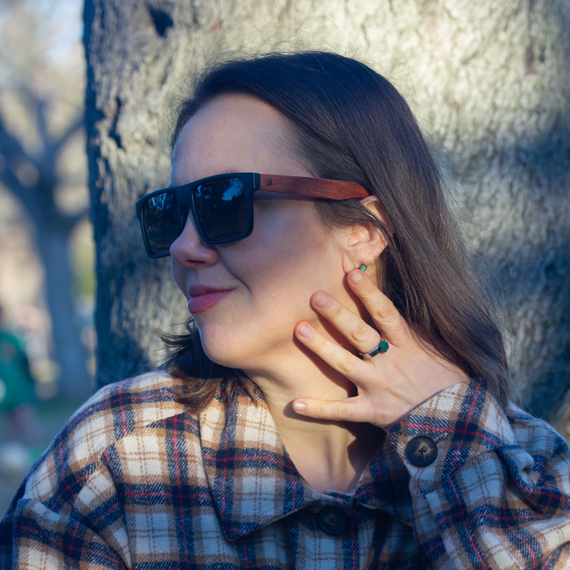 LENTES DE SOL DE MADERA