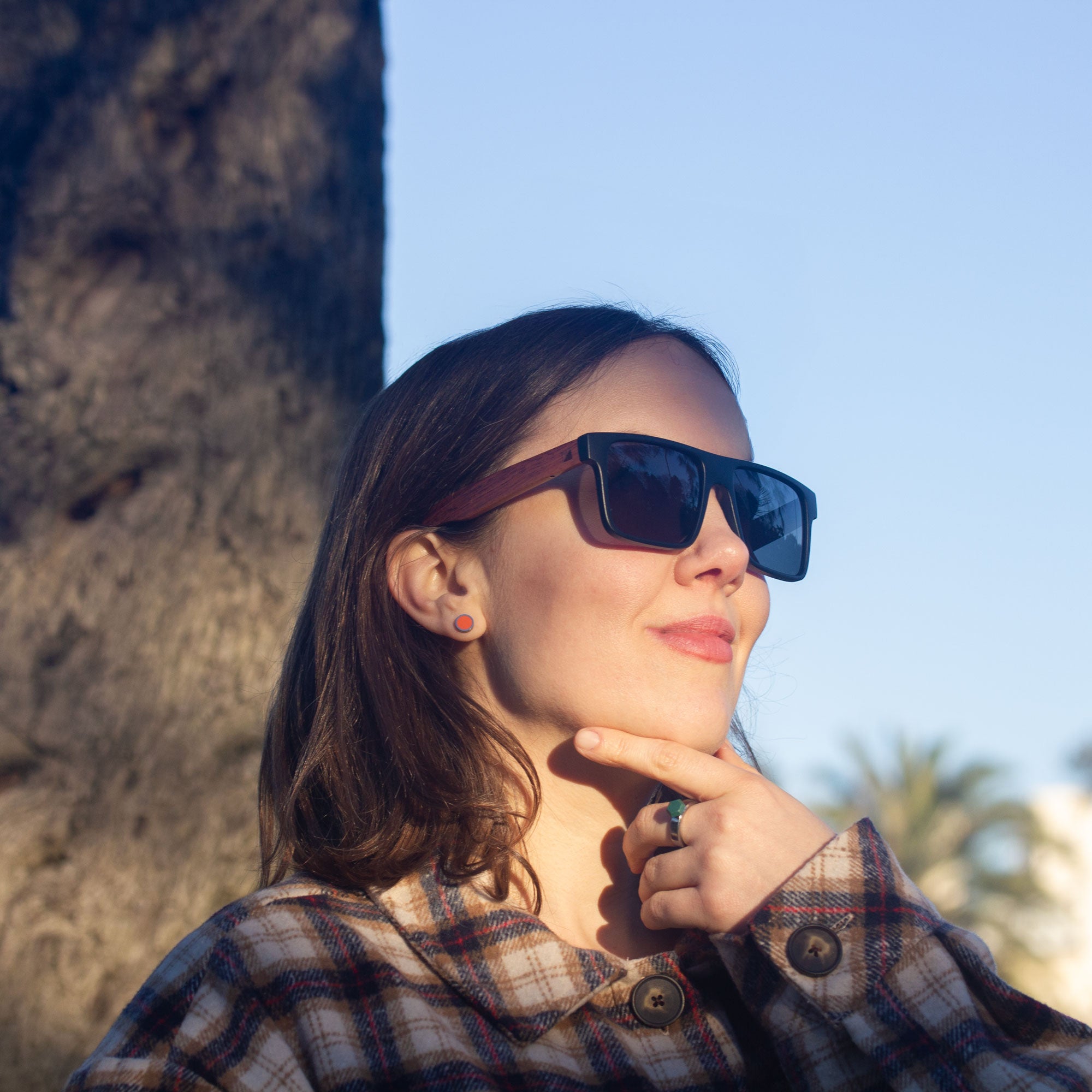 LENTES DE SOL DE MADERA