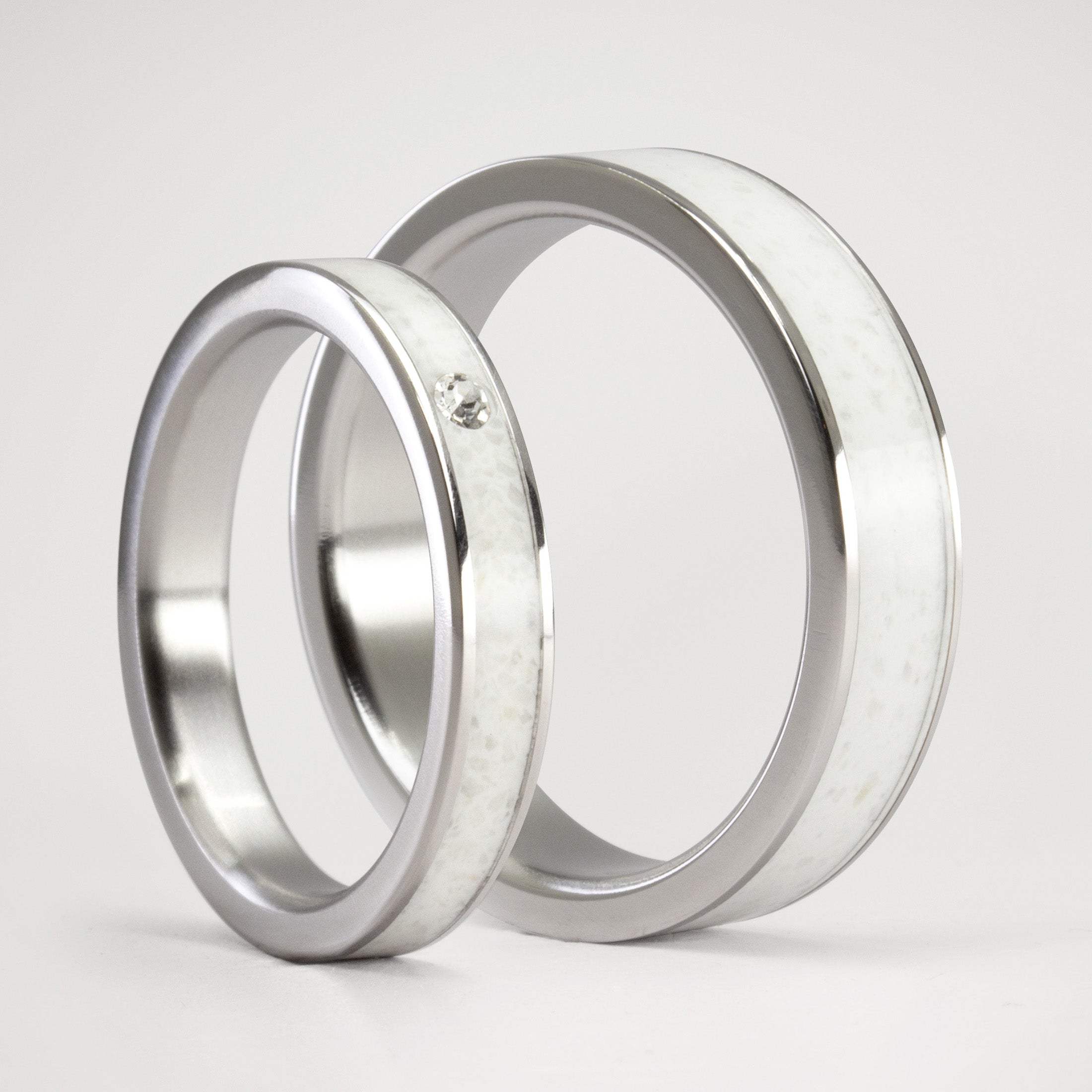 Set alianzas carrara classic con cristal