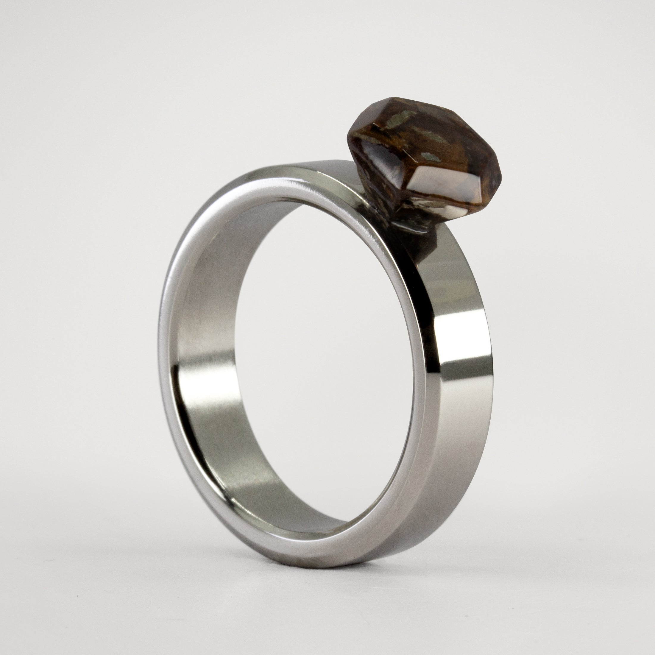 ANILLO ÖSS - Diamante de café