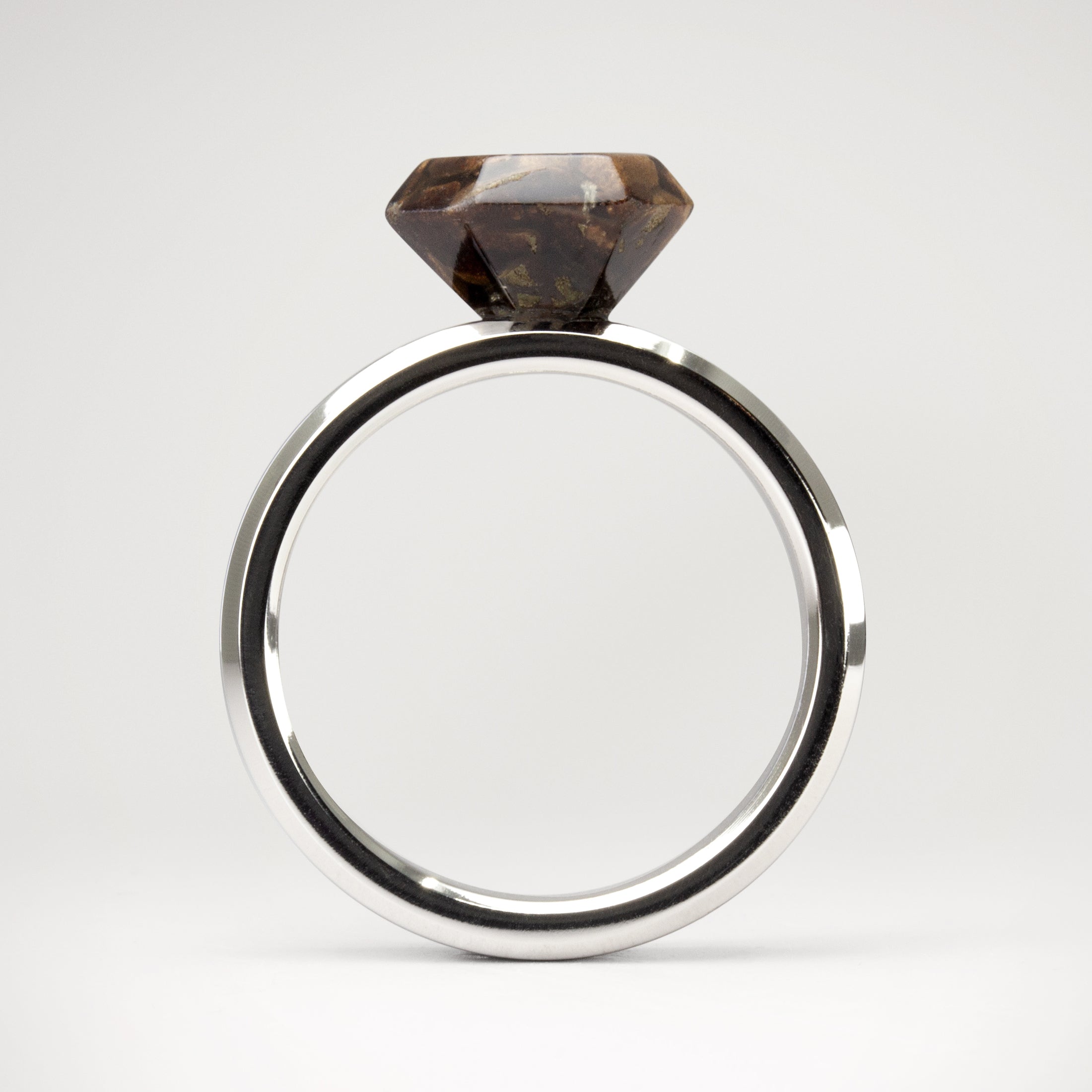 ANILLO ÖSS - Diamante de café